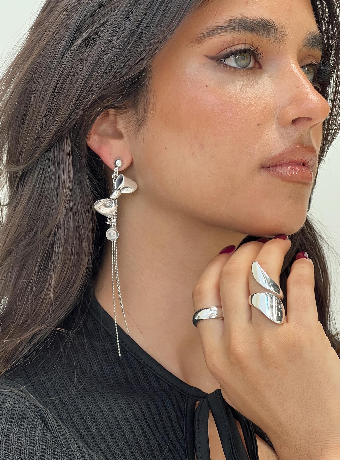 Bryce Earrings Silver