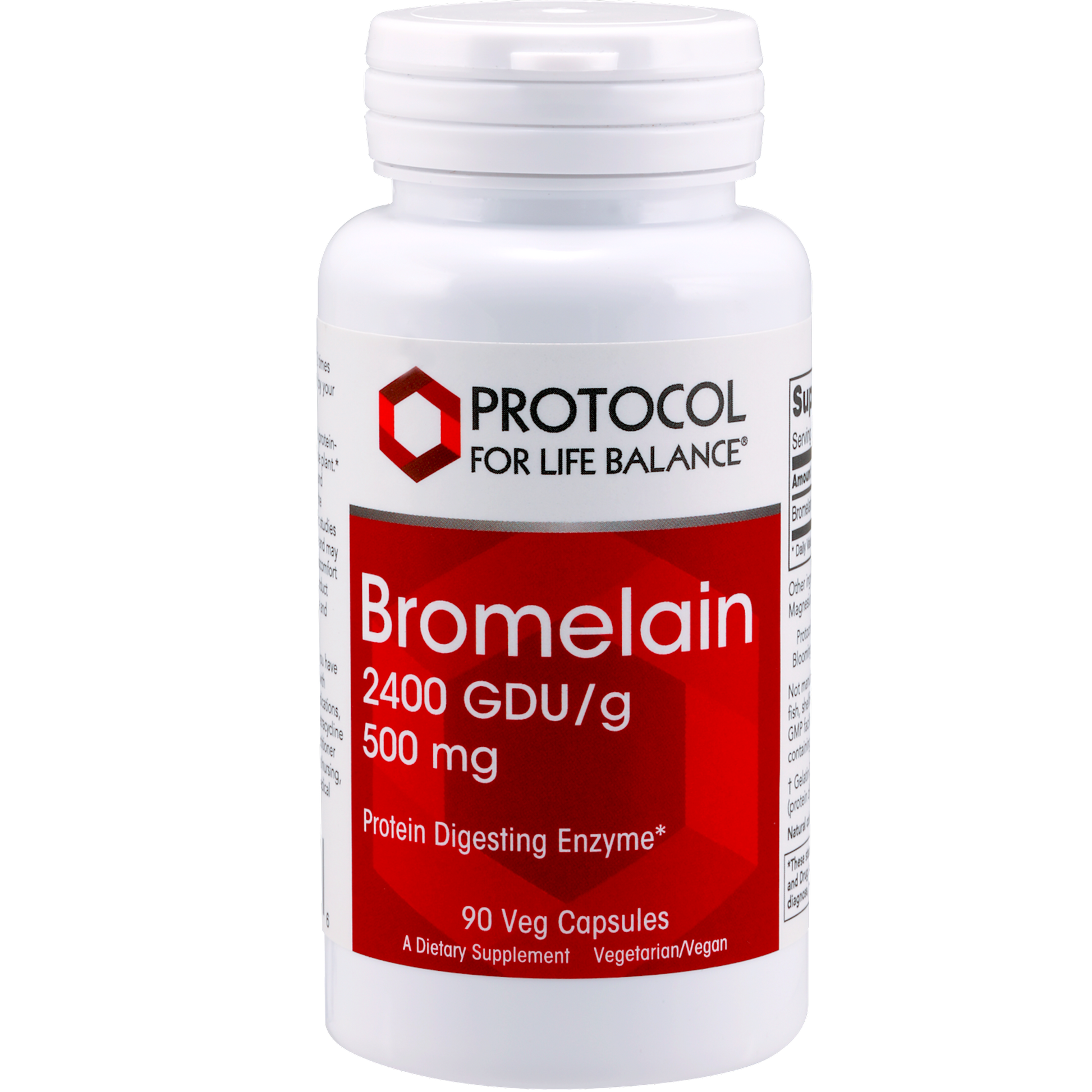 Bromelain 2400 GDU/g 500 mg 90 vcaps