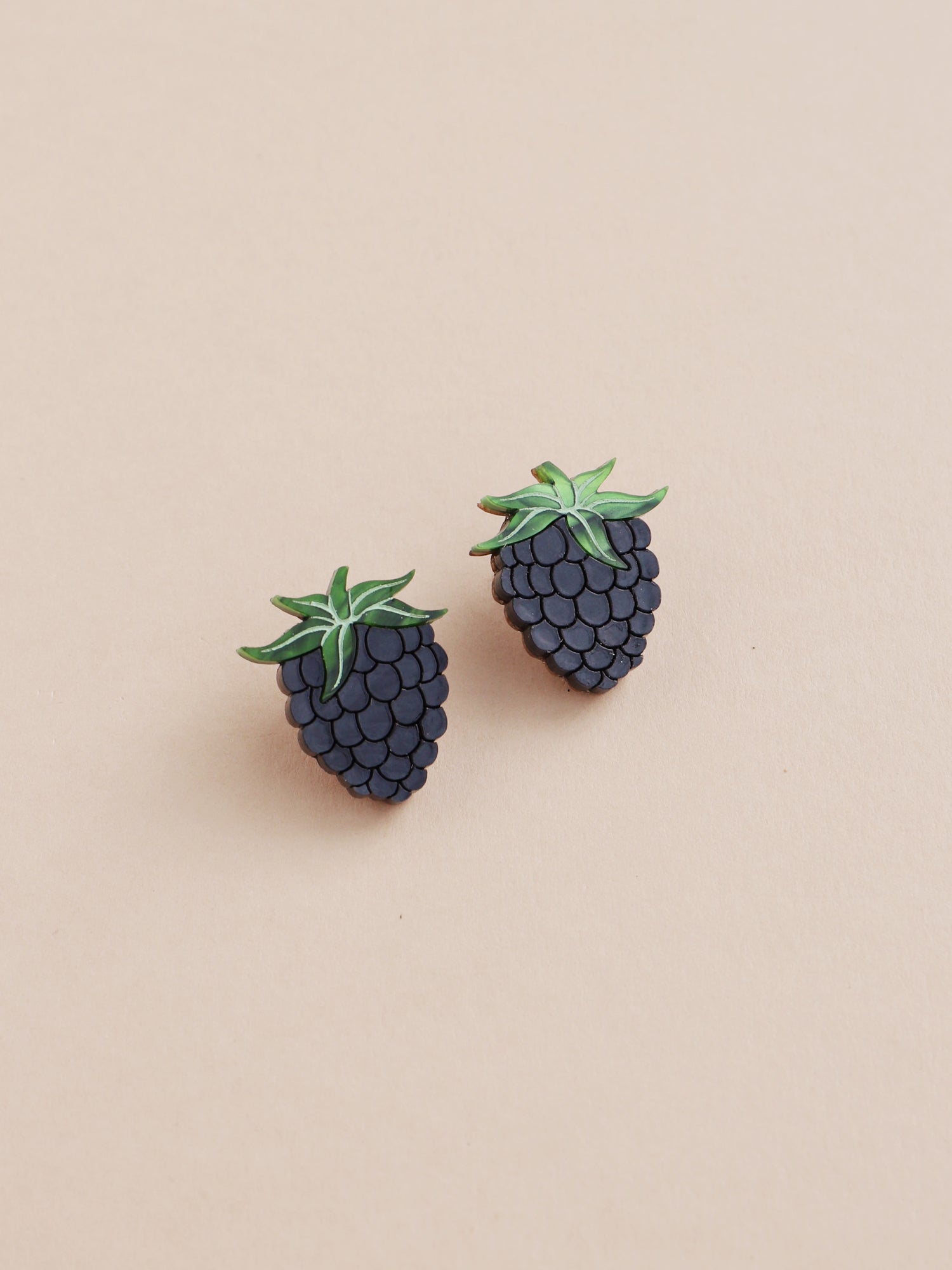 Blackberry Studs - Clip On
