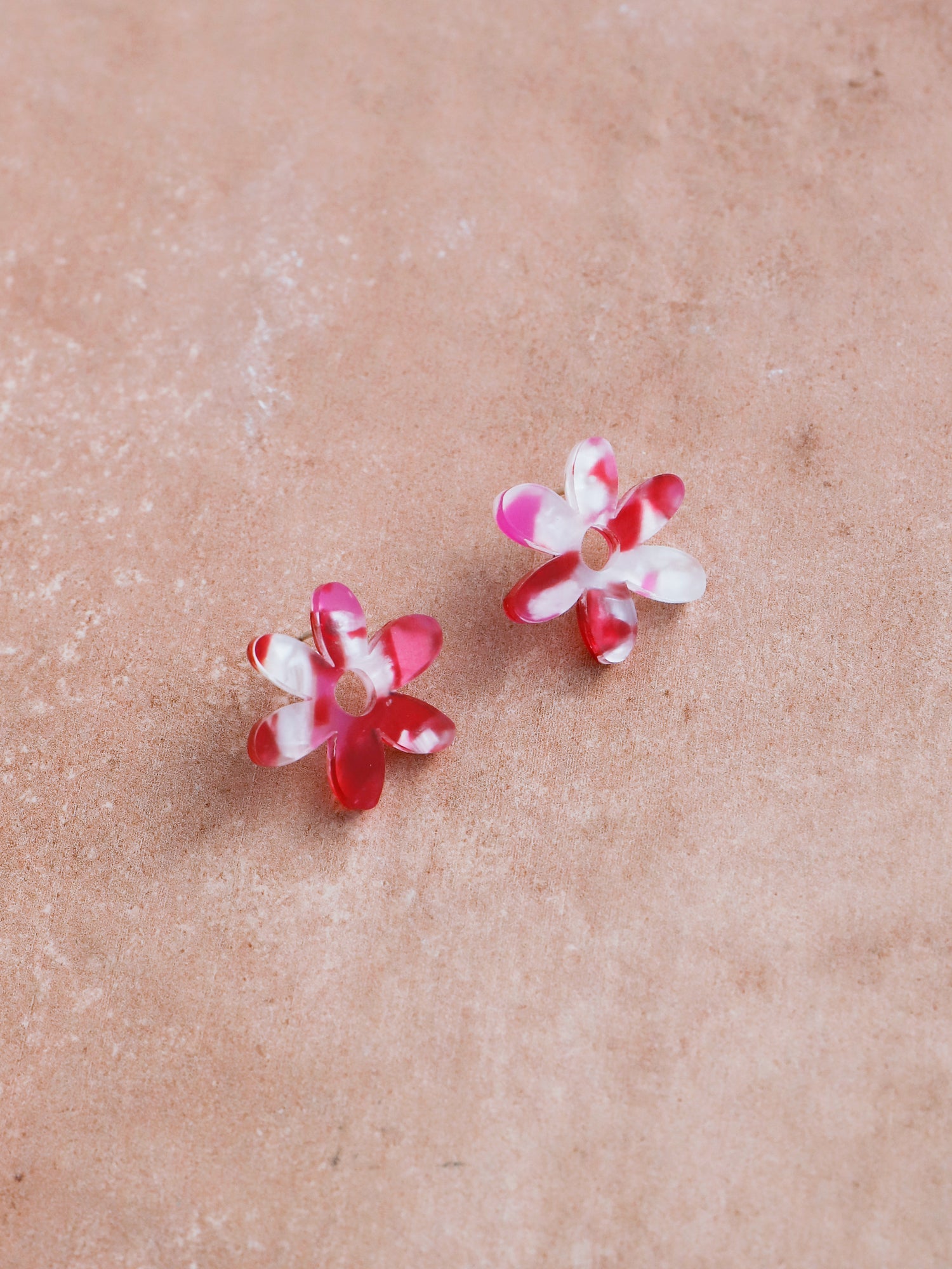 Caia Studs in Raspberry Crush