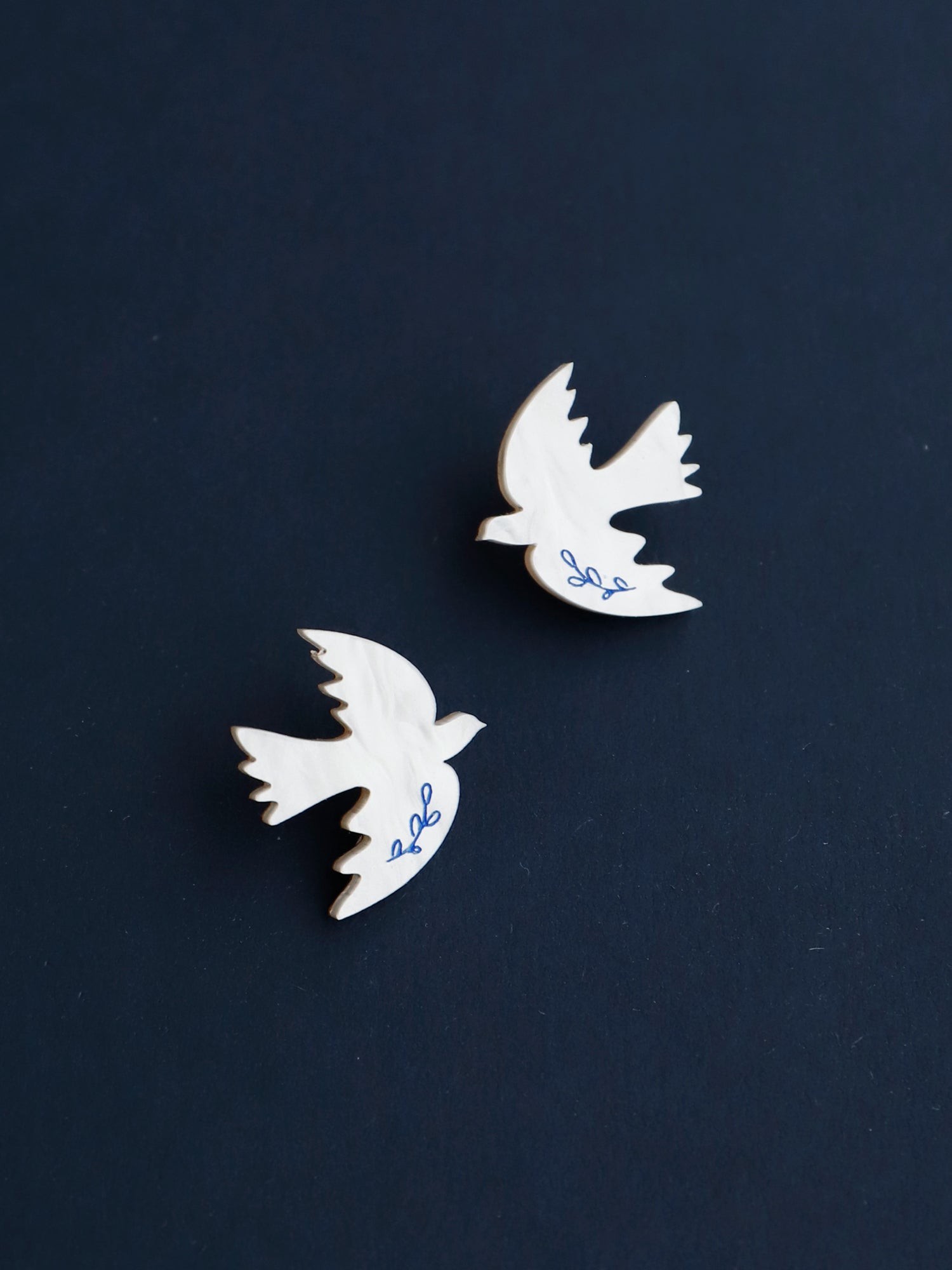 Dove Studs - Ukraine Red Cross Fundraiser